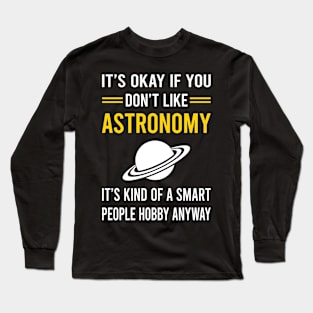 Smart People Hobby Astronomy Astronomer Long Sleeve T-Shirt